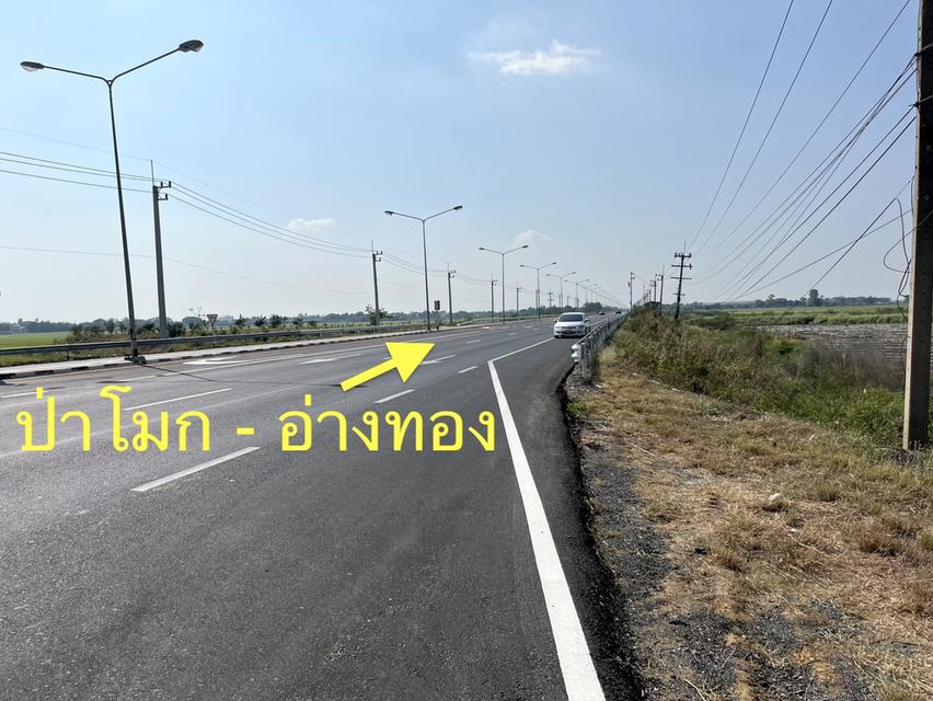 ขายที่ดินติดถนนสายอยุธยา อ่างทอง 083 610 6693 1