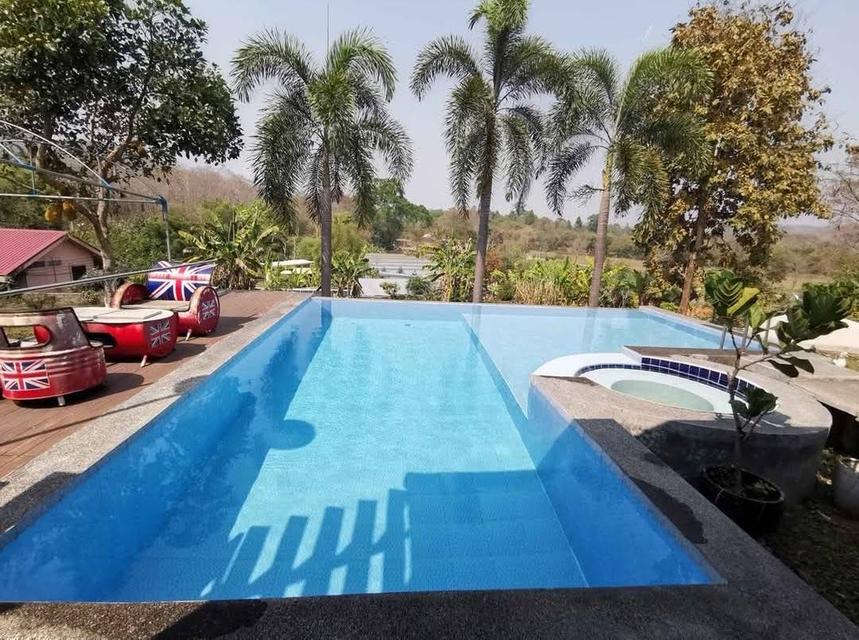 บ้านชั้นเดียวในพื้นที่1ไร่ 8