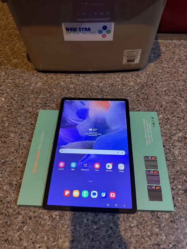 ขายSamsungTabS7FEสีดำ64กิ๊กLTEใส่ซิมได้สภาพสวยๆใช้งานดีทุกๆฟังชั่น
