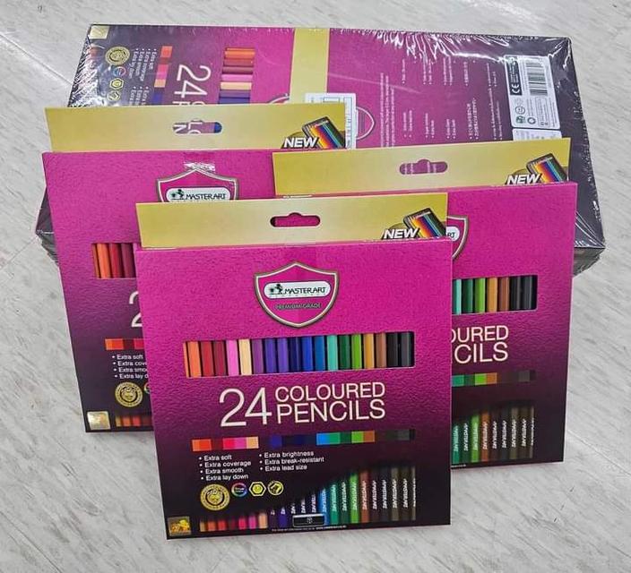 สีไม้มาสเตอร์อาร์ต แท่งยาว 24 สี