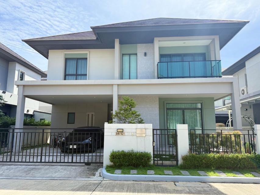 ขายบ้านเดี่ยว 2 ชั้น บางกอกบูเลอวาร์ด พระราม 5 หันหน้าทิศใต้ ใกล้โรงเรียนเด่นหล้า 1