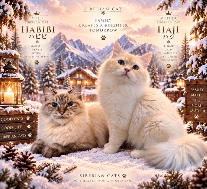 ลูกแมวไซบีเรียน (Siberian Cat) มีใบเพ็ท WCF รูปที่ 6
