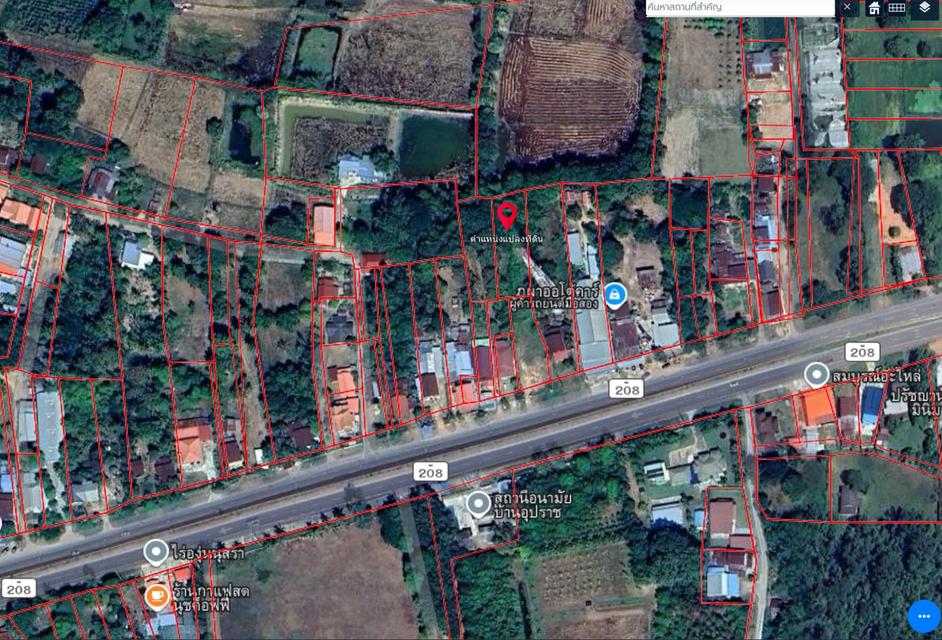ขายที่ดินสวยทำเลดี 1 ไร่ 1 งาน 4 ตร.ว. 3,000,000 บาท ติดถนน ต.ท่าสองคอน อ.เมืองมหาสารคาม ไซส์กำลังสวย เหมาะสร้างบ้านสวน 3
