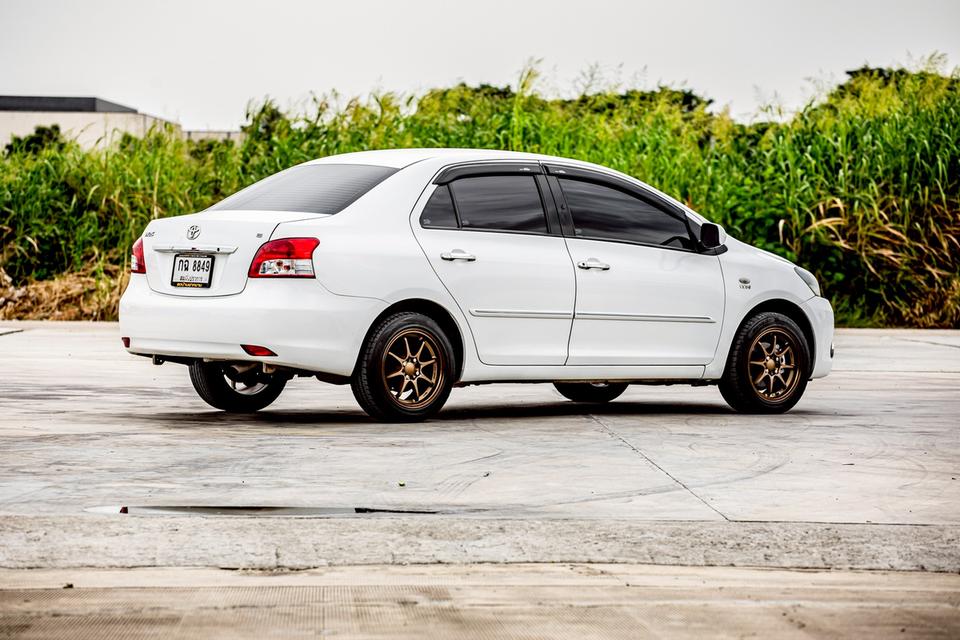 Toyota Vios 1.5E ปี 2009 เกียร์ออโต้ สีขาว