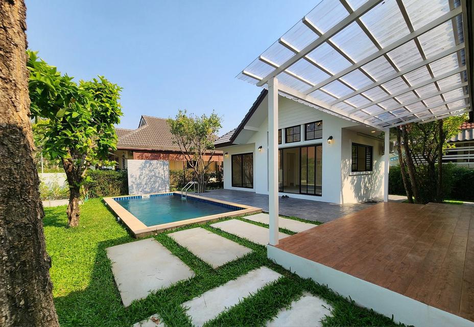 🌼☀ให้เช่า Pool Villa ชั้นเดียว พร้อมสระว่ายน้ำในตัว บรรยากาศหมู่บ้านเงียบสงบร่มรื่น 10