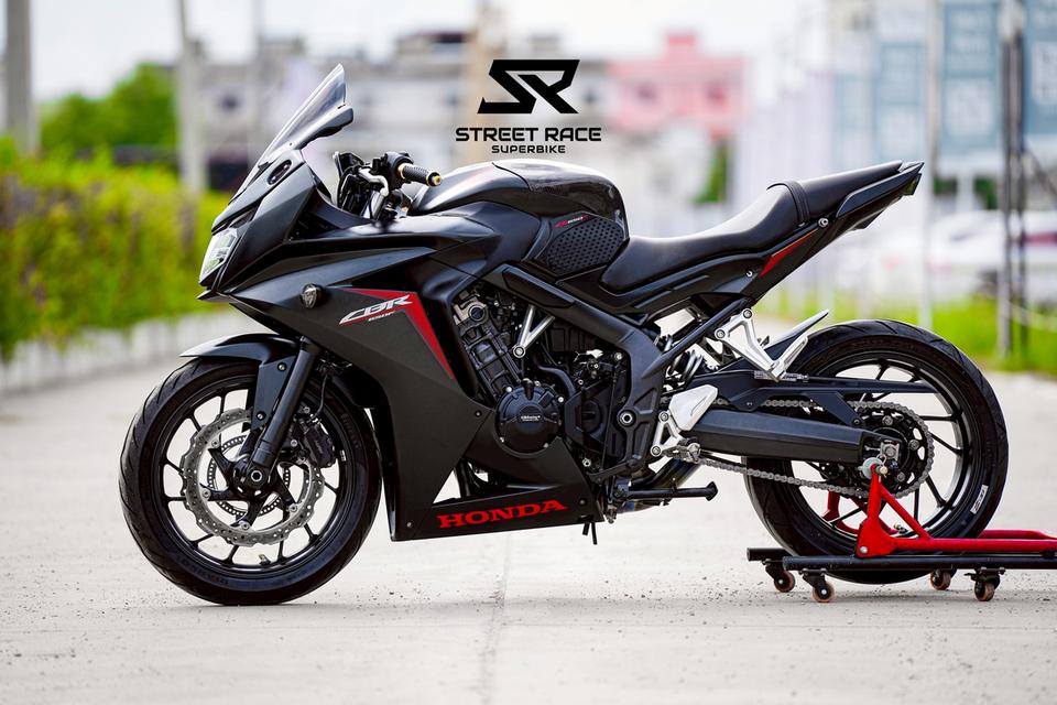 2018 Honda cbr 650f ปี 2018 สีดำ ทรงเท่ ของแต่งพอมี! 7