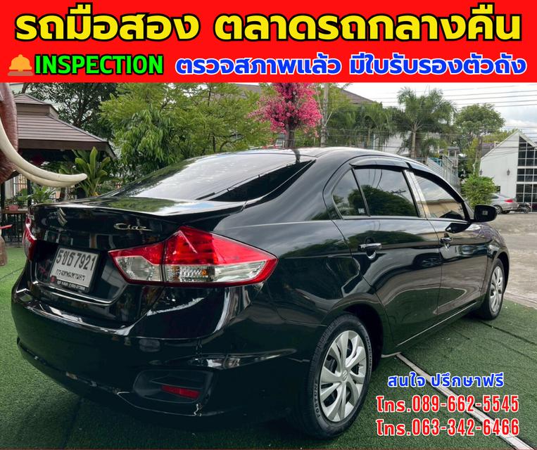 🚘ปี2021 Suzuki Ciaz 1.2  GL ติดแก็ส LPG  ⭐ไมล์แท้ 51,xxx กม. 📌เกียร์ธรรรมดา  ✨ประหยัดน้้ำมัน  ⚙️เครื่องเบนซิน ติดแก็ส LPG ถังโดนัท  6