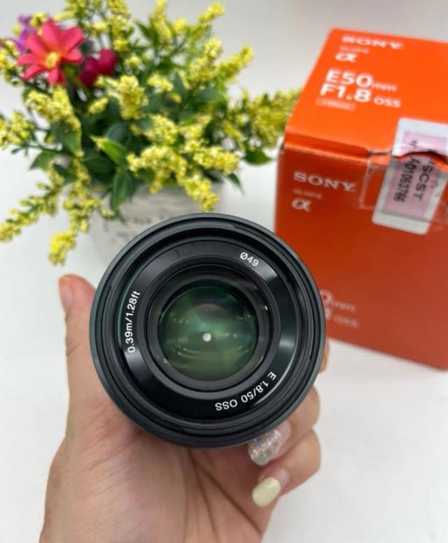 เลนส์ Sony E50mm F1.8 OSS E-mount อุปกรณ์ครบกล่อง 2