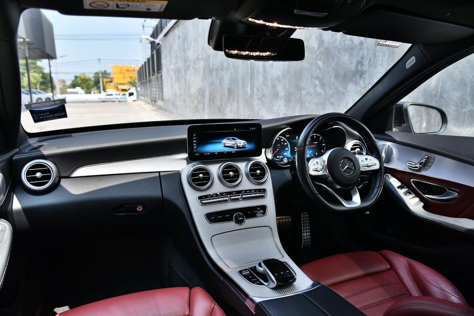 🎊"TOP OPTION เพียง 60,000 กิโล C220D ดีเซล AMG DYNAMIC ทะเบียนคืน"สีดำ🎊⚡ รูปที่ 10