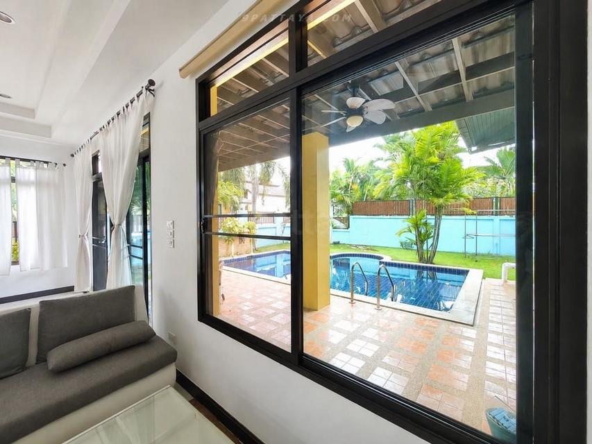 For Sale — Pool Villa at Grand Garden Village, Bang SarayPool villa for sale at Grand Garden Village, Bang Saray.Spacious land plot with swimming pool 5
