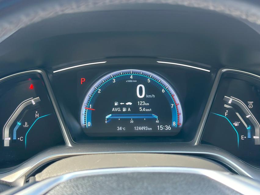 รหัสรถ PAT9221 Honda Civic FC 1.5Turbo สีขาว ปี2019 8