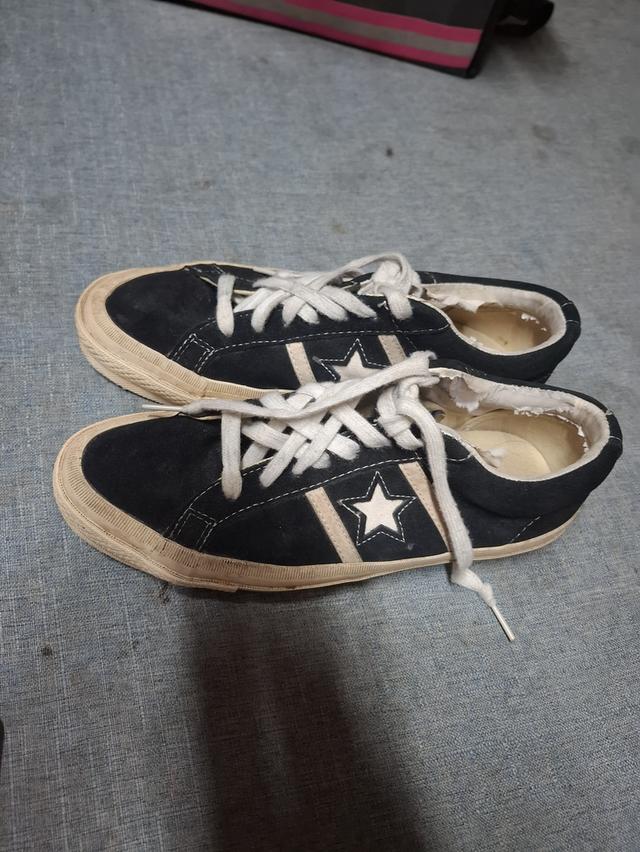 Converse Jack Star Suede สีดำ