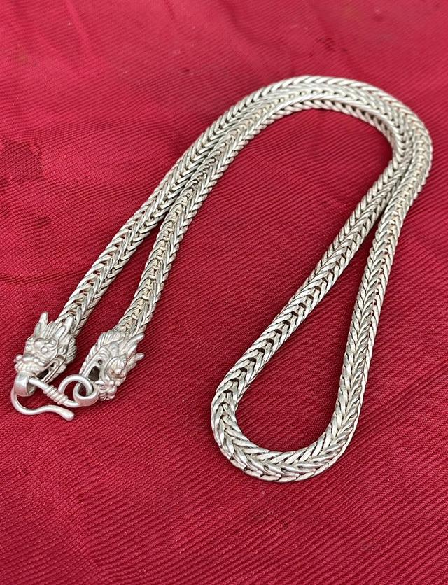 สร้อย สร้อยเงิน สร้อยคอเงิน หัวลายมังกร 4