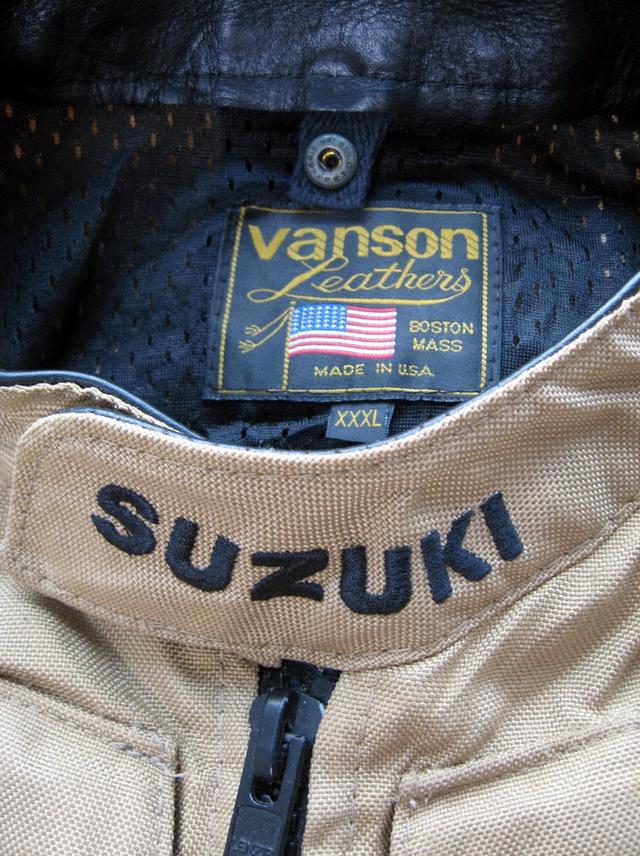 เสื้อVanson+Suzuki เมดอินยูเอสเอ