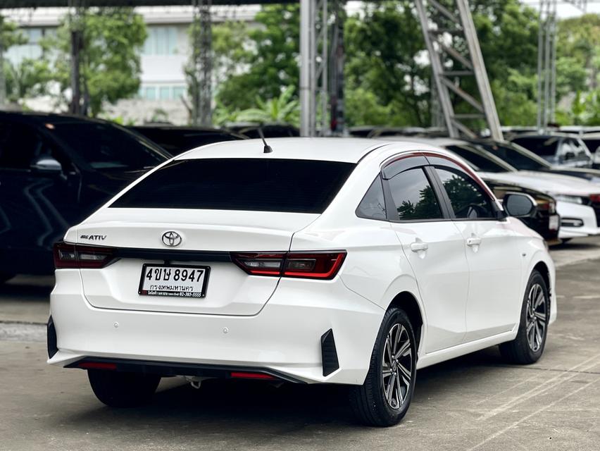 2023 TOYOTA YARIS ATIV 1.2 SPORT สีขาว ไมล์ 11924 กม.
