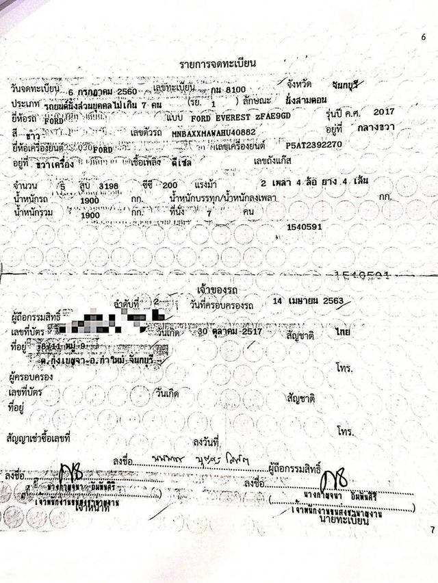 FORD EVEREST 3.2 TITANIUM PLUS 4WD ปี 2017 สีขาว  โฉม ปี15-22 รูปที่ 17