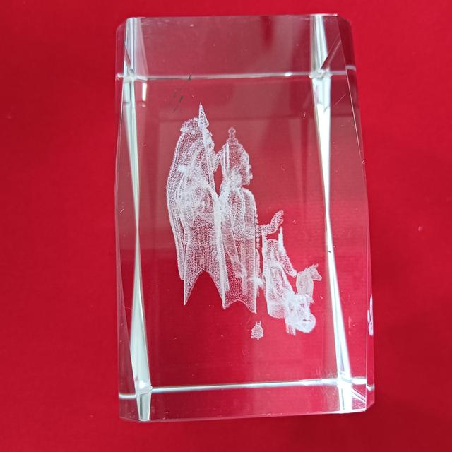 "แท่งคริสตัลแกะสลักเลเซอร์ 2D/3D รูปภาพมหาเทพ (พระศิวะ พระพิฆเนศ และพระแม่ปารวตีย์)" รูปย่อยที่ 3