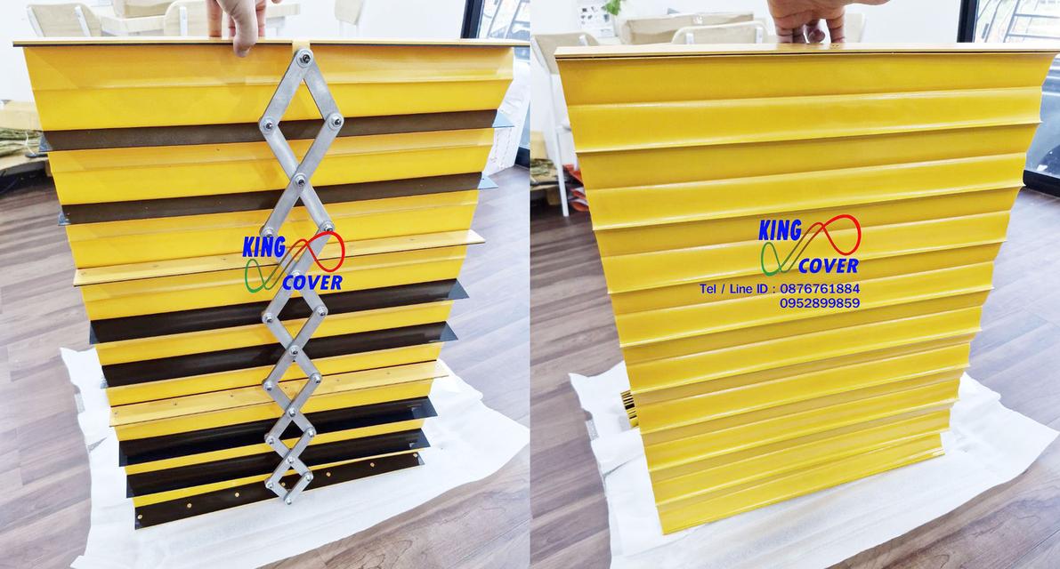 Bellow Cover ผ้า ยาง กันฝุ่น ผ้ายางหุ้มเเกน เครื่องตัดเลเซอร์ มีสีขาว สีดำ และแบบโลหะ รูปที่ 10