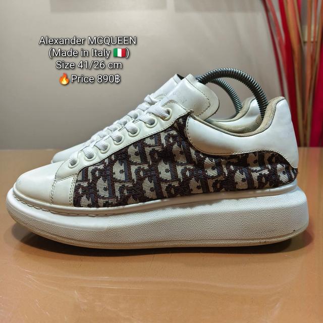 Alexander MCQUEEN (Made in Italy 🇮🇹)Size 41/26 cm🔥Price 890฿