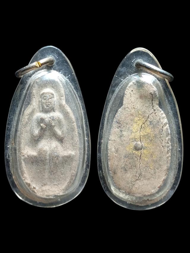 ..พุทธนิมิตร พิมพ์ยอดขุนพลนั่งแท่น พระครูไพโรจน์ (พลับ) วัดราษฎร์สโมสร ปี04 พระเก่า