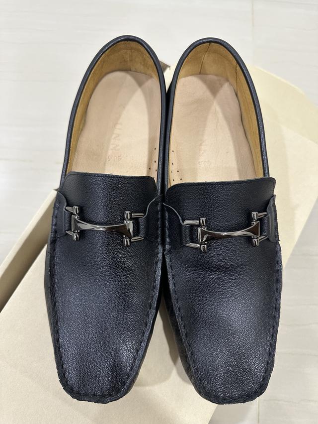 รองเท้าหนัง loafer สีดำ มือ2 2