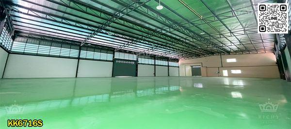 โรงงานพื้นอีพ็อกซี่ 1 ไร่ ขอใบ รง.4 ได้แทบทุกประเภทบนพื้นที่สีม่วง หันหน้าทิศใต้ พร้อมสำนักงานและพื้นที่ขยายรอบๆ ใกล้อ้อมน้อย ถ.เพชรเกษม – KK6716S 5