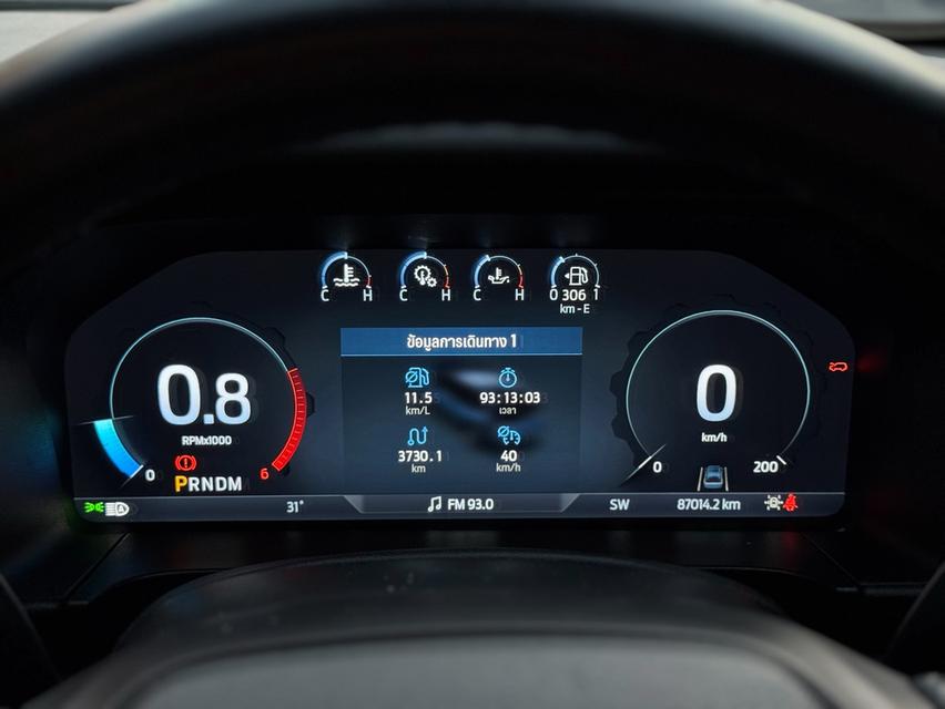 FORD EVEREST Y23 Wagon 4dr Titanium 7st Auto 2 WD 2.0DTTi (Bi-Turbo) 10sp สีเทาดำ 13