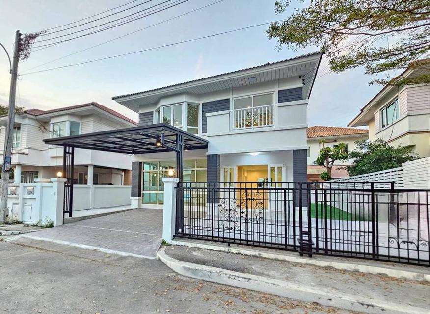 หมู่บ้านมณีรินทร์เลคแอนพาร์คราชพฤกษ์-ติวานนท์ ถนน345  บางคูวัด ปทุมธานี บ้านเดี่ยว2 ชั้น 2