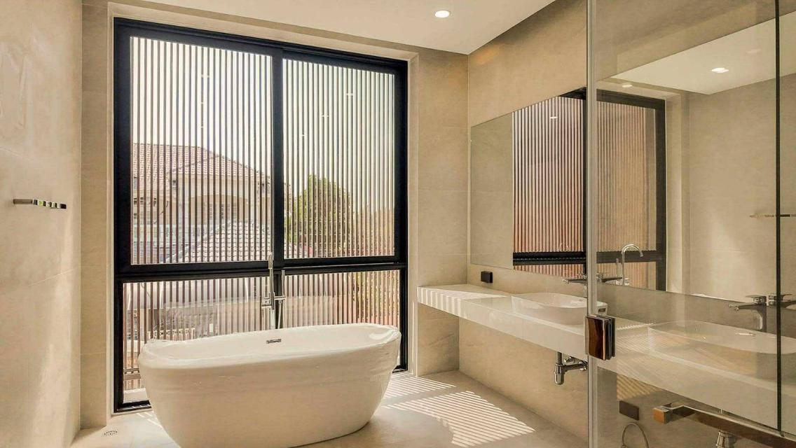 🏡🤩ขายบ้านเดี่ยว 112 ตร.ว หมู่บ้านเทพธานี เฉลิมพระเกียรติ ร.9 (บ้านสร้างใหม่ ออกแบบเฉพาะ  โดดเด่น) 15