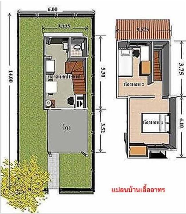 บ้านเดี่ยว 2 ชั้น 2 นอน พร้อมอยู่ เดินทางสะดวก ใกล้หน่วยงานราชการ ตัวเมืองไม่ไกล 2