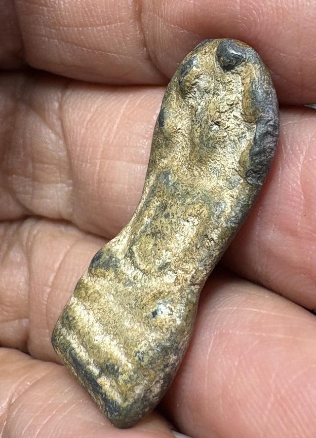 พระนาคปรกลพบุรี เนื้อชินตะกั่วสนิมแดง รูปที่ 4