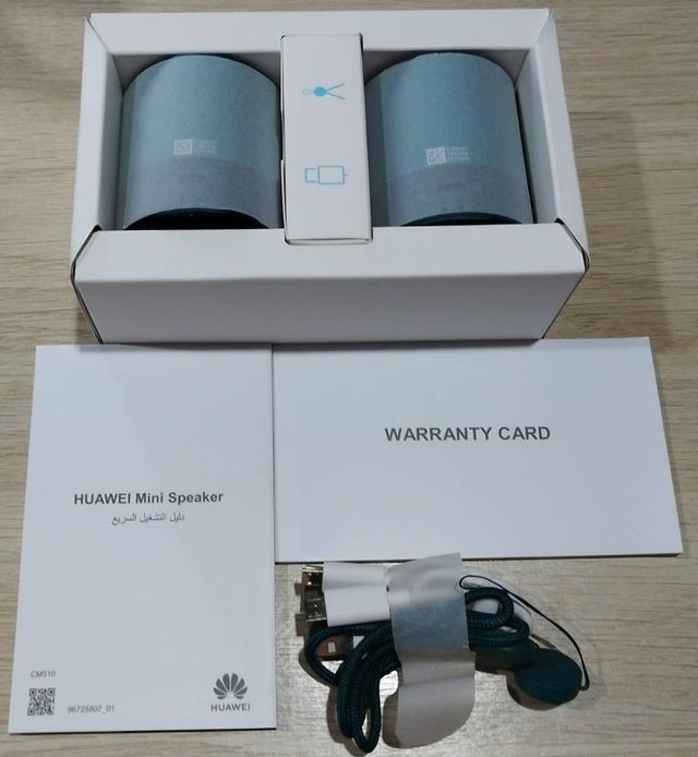 ขายลำโพงบลูทูธไร้สายแบบพกพายี่ห้อ Huawei รุ่น CM510 (Huawei Mini Speaker) สีเขียว สินค้าใหม่ ของแท้ เครื่องศูนย์ไทย 4