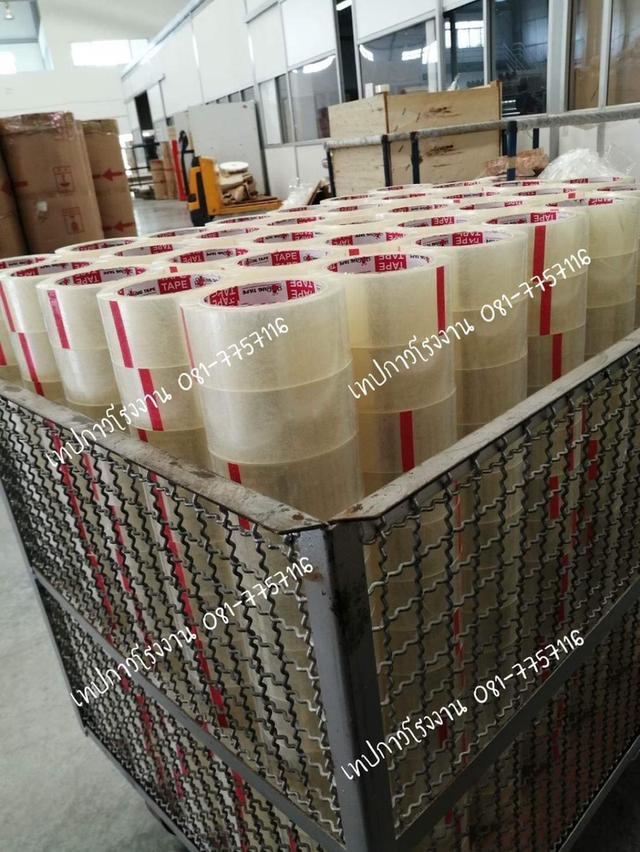 OPP TAPE เทปปิดกล่อง เทปกาวราคาโรงงาน 081-7757116 รูปย่อยที่ 3