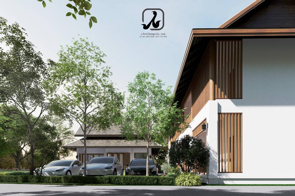 บ้าน รับออกแบบและรับเหมาก่อสร้าง 4