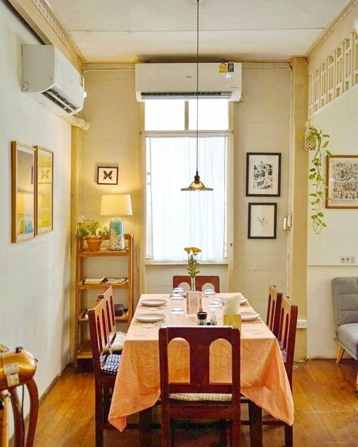 ถูกมาก โอกาสทอง CBD พระราม 4 Airbnbสีลม สาทร ใจกลาง MRTสามย่าน 500ม เช่าร้านอาหารพรีเมียม 2 หลัง สไตล์โฮมมี่ วินเทจ 50 ต 4