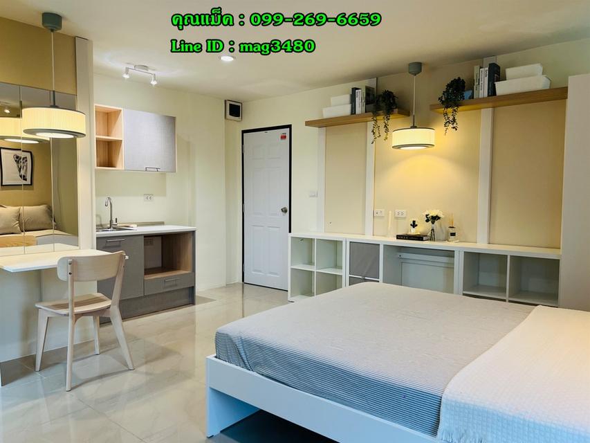 คอนโด อัสสกาญจน์ ซิตี้ รามคำแหง ติดรถไฟฟ้าสีส้ม เคหะรามคำแหง ขนาด 23.5 ตารางเมตร ห้องมุม ชั้น3 ตกแต่งครบ 4