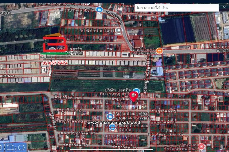 ที่ดินเปล่า ชัชฎาวิลล่า พุทธมณฑลสาย 3 (ซอย 1) เนื้อที่ 60 ตร.ว. (ใกล้มหาวิทยาลัยมหิดล) แขวงบางไผ่ เขตบางแค กรุงเทพมหานคร 12