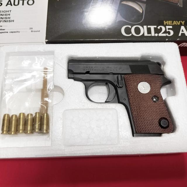 Model Cap Gun Marushin Colt .25 Heavy Weight อุปกรณ์ครบ ใหม่นอนกล่อง ยังไม่เคยยิง รูปที่ 7