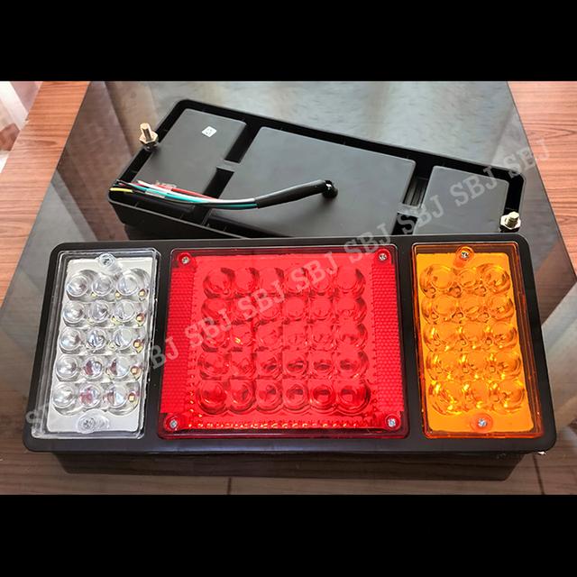 ไฟท้าย 3 ตอน ตรงรุ่น ISUZU / NPR NKR NLR  ไฟ12 และ 24V 60LED รถบรรทุก 6 ล้อ 10 ล้อ  รถเทเลอร์ และรถพ่วง รูปที่ 2