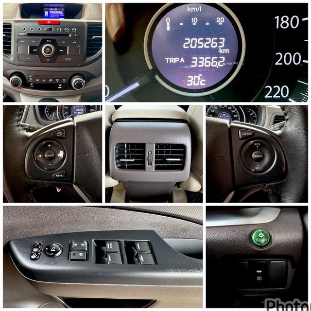 Honda Cr-v 2.0 S ปี 13 จด 14 รถบ้านมือเดียว ซื้อเงินสดมา  มีประกันชั้น 1 เหลือ 9