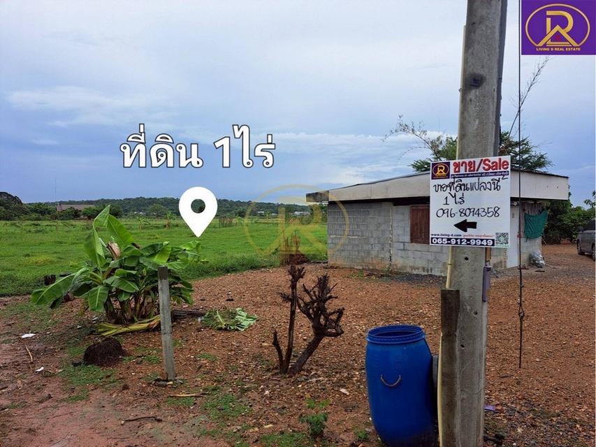 ขายที่ดินเพียงหลักแสน แปลงสวย 1 ไร่ ใกล้ถนนพหลโยธิน ทางเข้าซอยติดโชว์รูมนิสสัน-เนต้า สระบุรี ต.ปากข้าวสาร อ.เมืองสระบุรี 1