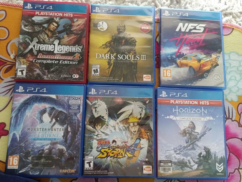 แผ่นเกมPs4 6 เกม เหมาได้
