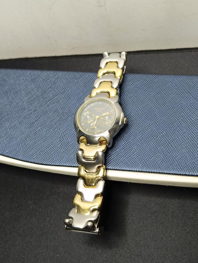 นาฬิกาข้อมือมือสอง Charles Vögele CV-7246 สองกษัตริย์ หน้าปัดเทา Quartz วินเทจ รูปที่ 5