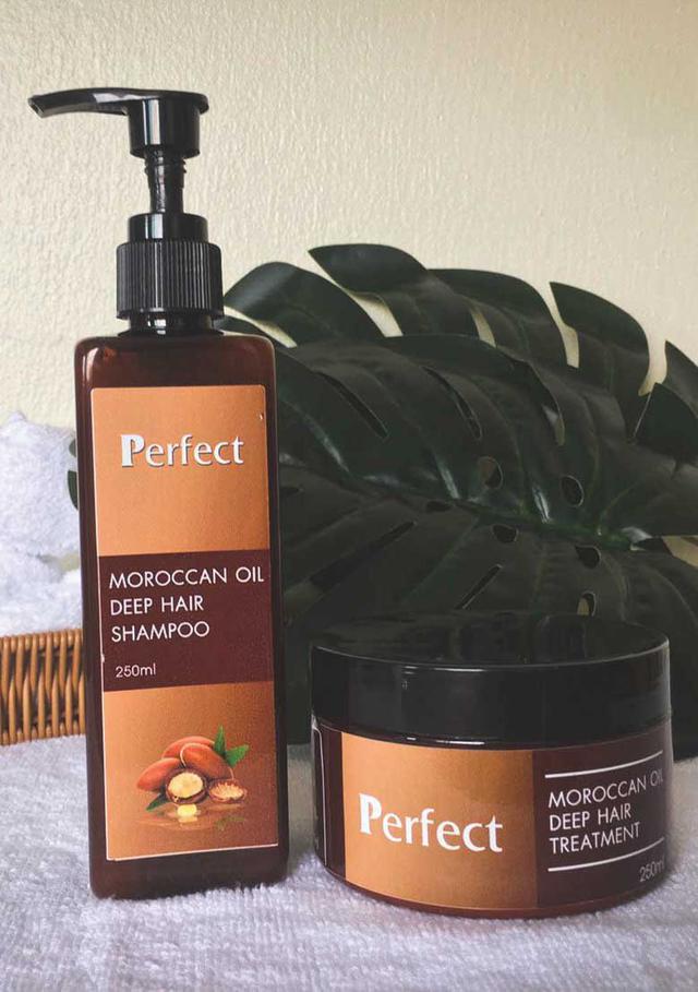 #แชมพู Moroccan oil deep hair shampoo #ทรีทเม้นท์ Moroccan oil deep hair treatment 1