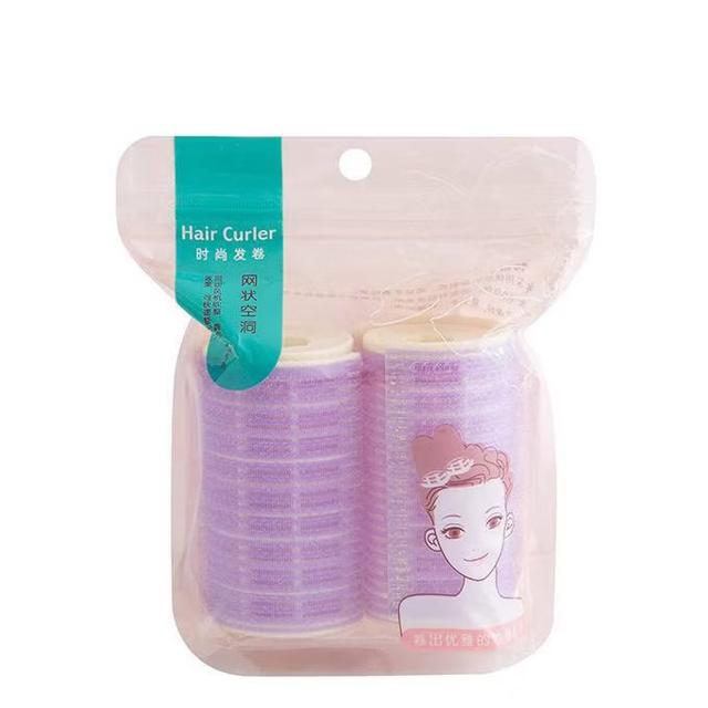โรลม้วนผม สีม่วง มี5คู่(10อัน) รูปย่อยที่ 3