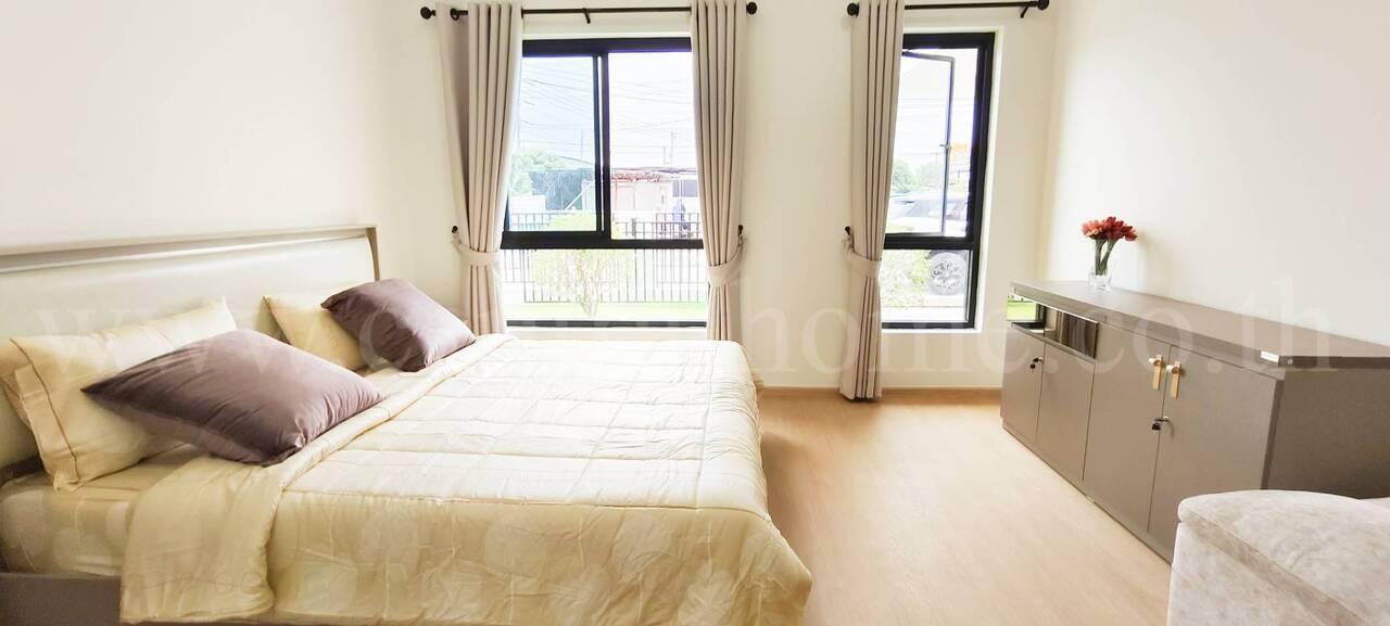 บ้านเดี่ยว ไพร์มวิลเลจ บางเลน - นครปฐม หลังมุม พร้อมเฟอร์ 8