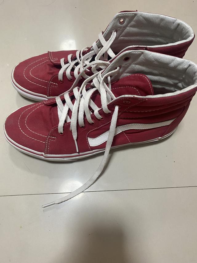 รองเท้า Vans sk 8 สีแดง
