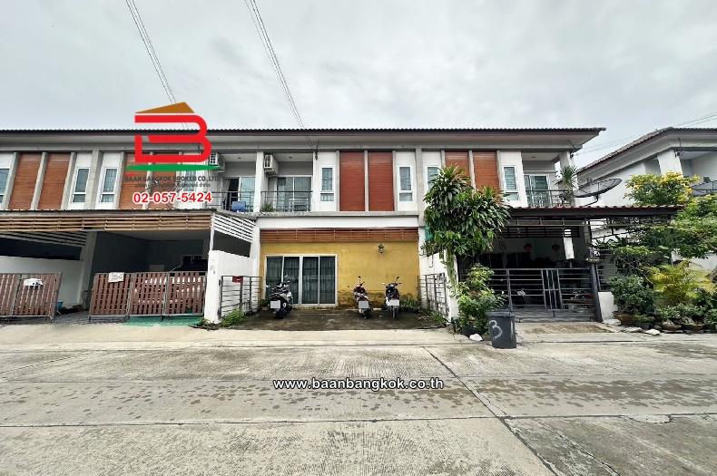 ทาวน์โฮม โครงการ ราชพฤกษ์ สุวรรณภูมิ-ลาดกระบัง เนื้อที่ 22.5 ตารางวา ซอยฉลองกรุง 61 แขวงลำปลาทิว เขตลาดกระบัง กรุงเทพมหานคร 1