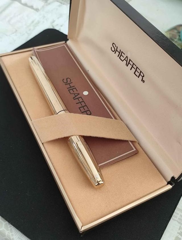 ❌ขายแล้ว❌ปากกา เชฟเฟอร์ มือ 1 รุ่น Sheaffer Gold Imperial 757 Nib F 14k-585