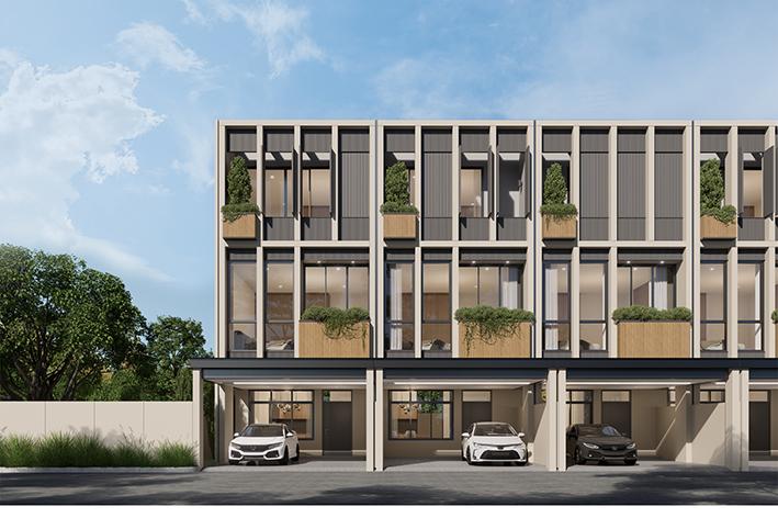 โครงการบ้านทาวน์โฮม ใจกลางเมือง รัชดา ใกล้MRTลาดพร้าว by ASCEND 1